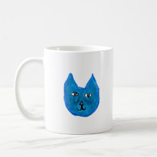 Mug chat bleu