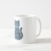 Mug chat bleu (1) (Devant droit)