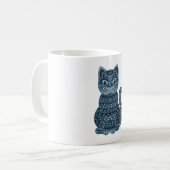 Mug chat bleu (1) (Devant gauche)