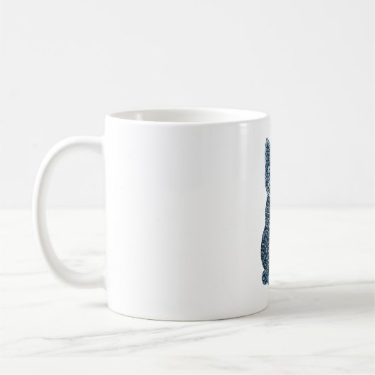 Mug chat bleu (1) (Gauche)