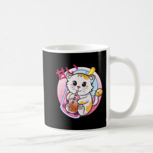 Mug Chat Boba Tea Bubble Tea Amoureux des chats Anime 