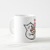 Mug Chat Boire Boba Milk chaton (Devant gauche)