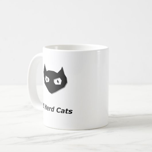 Mug Chat Boo I Herd Cats (Devant gauche)
