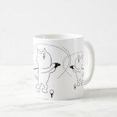 Mug Chat Born au Golf (Devant droit)