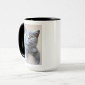 Mug Chat britannique gris de Shorthair (Devant gauche)