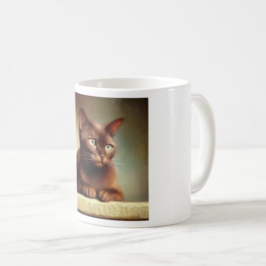 Mug Chat Brown Havana (Devant droit)