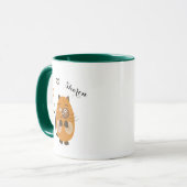 Mug Chat brun mignon (Devant gauche)