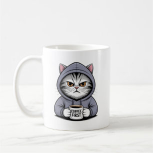 Mug Chat Café ☕🐱 – Design Café pour Amoureux de Chats