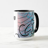 Mug Chat café du matin (Devant droit)