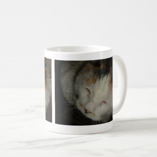 Mug Chat Calico Sleepy (Devant droit)