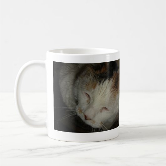 Mug Chat Calico Sleepy (Gauche)