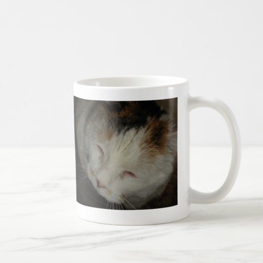 Mug Chat calicot endormi (Droite)