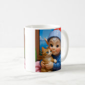 Mug Chat câlin elfe (Devant droit)