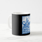 Mug Chat cavalier sorcier drôle mème mignon  (Devant gauche)