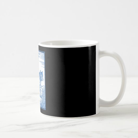 Mug Chat cavalier sorcier drôle mème mignon  (Droite)