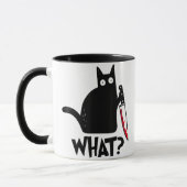Mug Chat Ce Chat Noir Drôle Chemise Meurtre Chat Avec (Gauche)