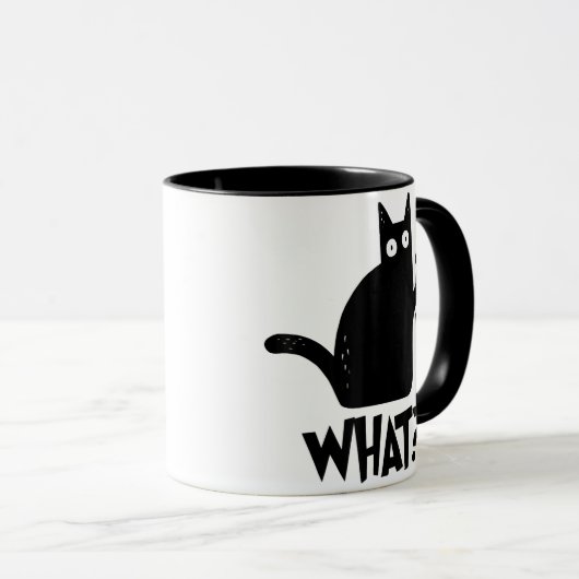 Mug Chat Ce Chat Noir Drôle Chemise Meurtre Chat Avec (Devant droit)