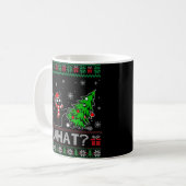 Mug Chat Ce Chat Noir Drôle Poussant Arbre De Noël (Devant gauche)