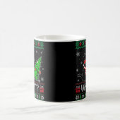 Mug Chat Ce Chat Noir Drôle Poussant Arbre De Noël (Centre)