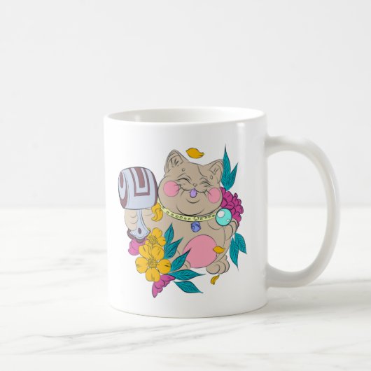 Mug chat chanceux (Droite)