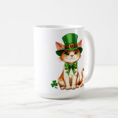Mug Chat chanceux de la Saint-Patrick (Devant droit)