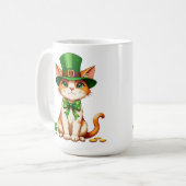 Mug Chat chanceux de la Saint-Patrick (Devant gauche)