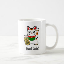 Chat chanceux japonais "Bonne chance"