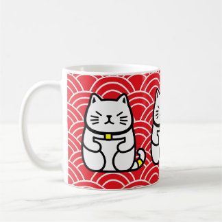 Mug Chat chanceux japonais ou Maneki-Neko