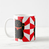Mug Chat chanceux noir (Gauche)