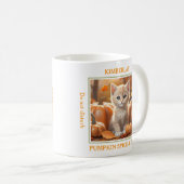 Mug Chat Chat Chat Citrouille Épice Nom Amoureux des c (Devant droit)