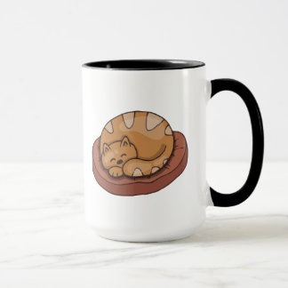 Mug Chat chaton Brown dormant