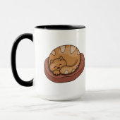 Mug Chat chaton Brown dormant (Gauche)