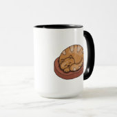 Mug Chat chaton Brown dormant (Devant droit)