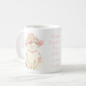 Mug Chat chaton grand-mère de printemps doux personnal (Devant gauche)