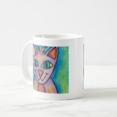 Mug Chat Chaton Rose Violet (Devant gauche)