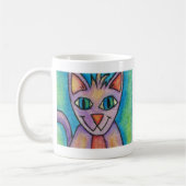 Mug Chat Chaton Rose Violet (Gauche)