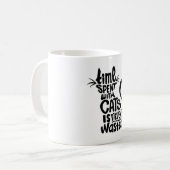 Mug Chat Chats Amoureux des chats animal Kitten mignon (Devant gauche)