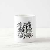 Mug Chat chats chats chats chaton dit meow chat mâle (Centre)