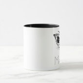 Mug Chat Chic noir et blanc (Centre)
