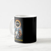 Mug Chat Chien Bigfoot Éclipse Gles Éclipse Solaire To (Devant gauche)