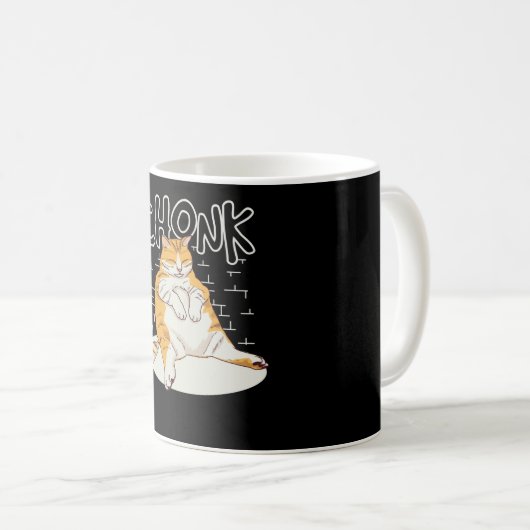 Mug Chat Chonk Chonk Chonky Meme Chonker Chat (Devant droit)