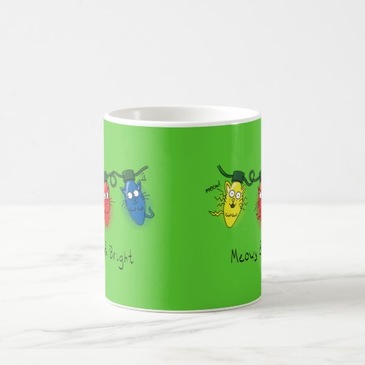 Mug Chat Christmas Meowy et Bright (Centre)