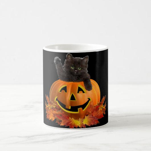 Mug Chat Citrouille (Centre)