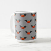 Mug Chat Citrouille d'Halloween (Devant gauche)
