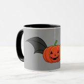 Mug Chat Citrouille d'Halloween (Devant gauche)