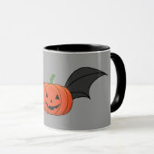 Mug Chat Citrouille d'Halloween (Devant droit)