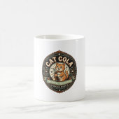 Mug Chat Cola Chat Étiquette de Boisson Gazeuse Chat V (Centre)
