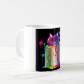 Mug Chat coloré (Devant gauche)