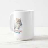 Mug Chat Comical "Je Gère Cette Maison, Humain" (Devant gauche)