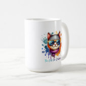Mug Chat Cool (Devant droit)